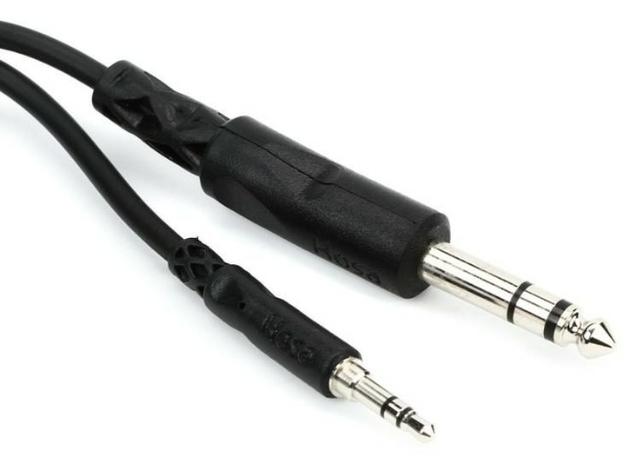 Hosa Cabo de Audio P2 Etéreo x P10 3 metros estúdio profissional ao vivo - Foto 3