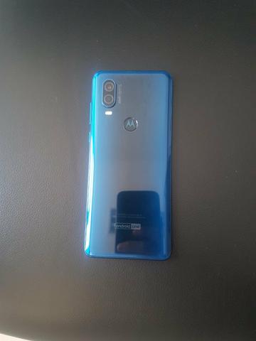 Com Nota-Motorola One Vision 128GB Azul Safira - Foto 2