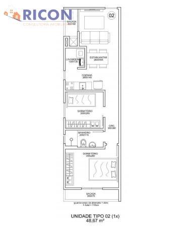 Apartamento, Jardim Iririú, Joinville-SC - Foto 2