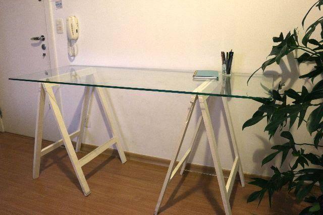 Tampo de vidro 2,10m x 95cm - R$300,00