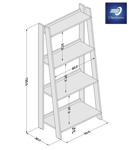 Estante cavalete com 4 prateleiras #FreteGRÁTIS* #Garantia #Novo - Foto 4