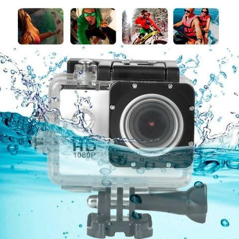 Câmera Esporte 1080p Actioncam + Cartao 32gb + Acessórios - Foto 4
