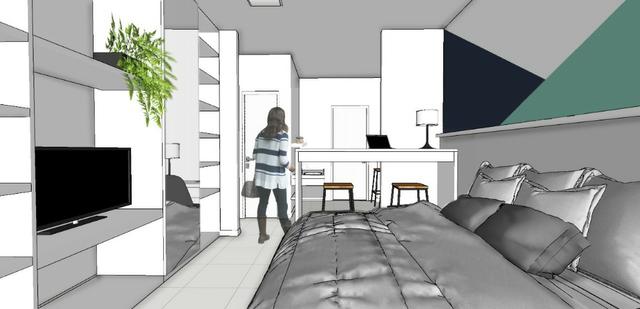 Apartamento no SPOT em frente a Unaerp. Todo mobiliado e com ar condicionado - Foto 3