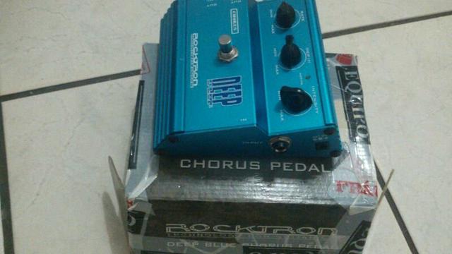 Pedal rocktron deep BLUE Chorus aceito pedais guitarra pedaleira