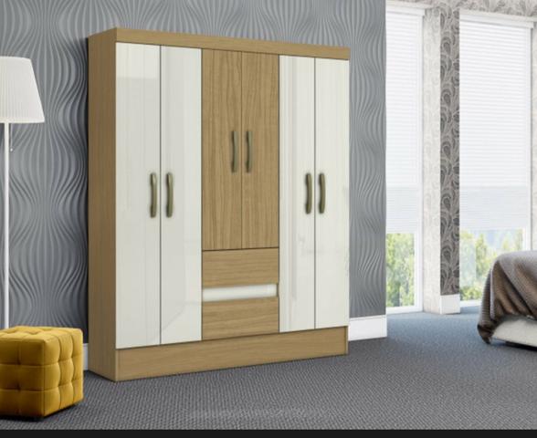 Promoção guarda-roupa 6 portas aramoveis Novo entrega grátis - Foto 5