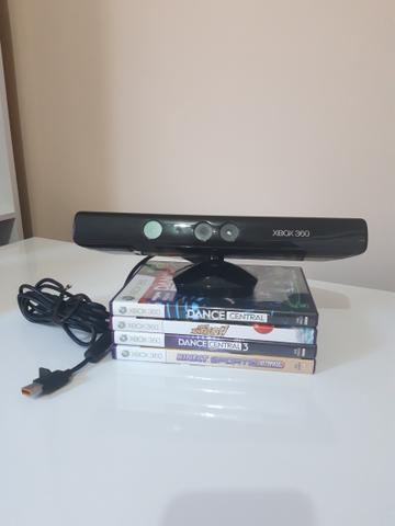 Kinect para XBox 360 + 4 jogos originais - Foto 3