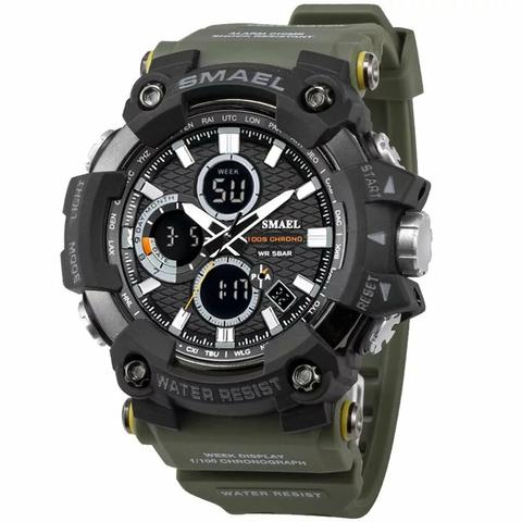 Relógio Smael 8010 Militar Tático Original A Prova D'água - Foto 2