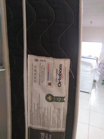Colchão casal espuma com estrutura em mola - Foto 2