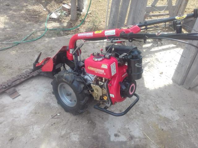 Motocultivador / Microtrator Diesel + Segadeira Kawashima - Foto 2