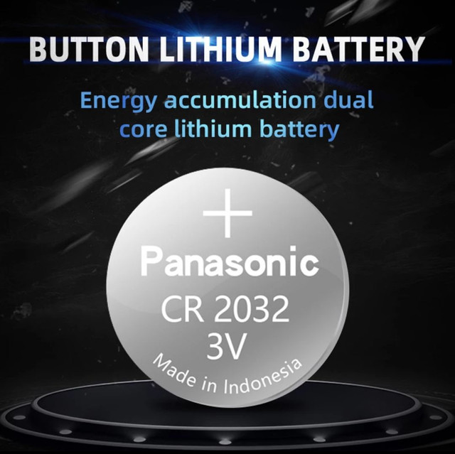 Bateria Panasonic CR2032 lítio 3v 150mAh original preços especiais atacado - Foto 4