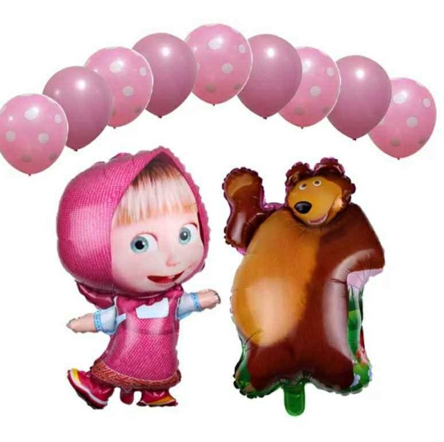 Masha e Urso Balões de Festa Infantil!