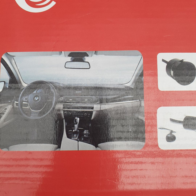 Sensor de estacionamento com retrovisor e câmera de led. Com visão noturna. Nova.  - Foto 3