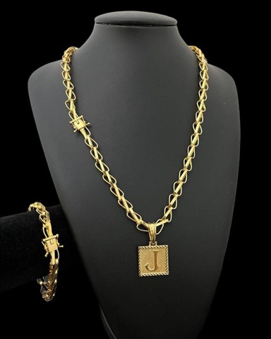 Cordão balão com pingente Banhado a ouro 18k top - Foto 4