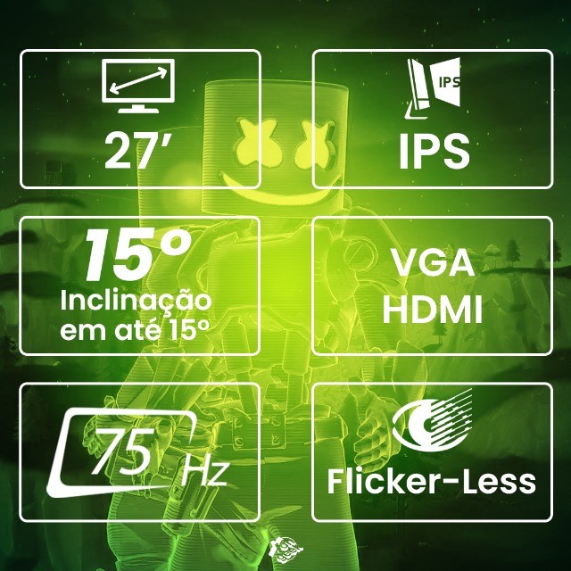 Monitor Gamer Acer SA270 27' IPS | Wide Full HD 75 Hz |  Tempo de Resposta 1 ms | Lacrado - Foto 2