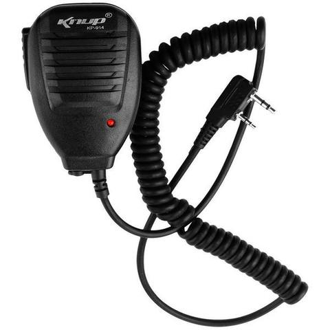 PTT microfone Para Rádio HT Comunicador Knup Kp-914
