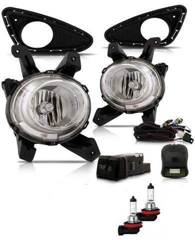 Kit Farol Milha Neblina Hyundai Hb20 2012 14 2015 Botao Trip
