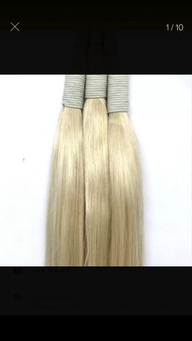 Troco produtos cosméticos protetor, hidratante , maquiagem por cabelo loiros acima de 60cm