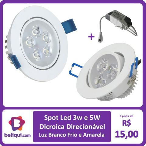 Spot 3w Branco Quente - Amarelo
