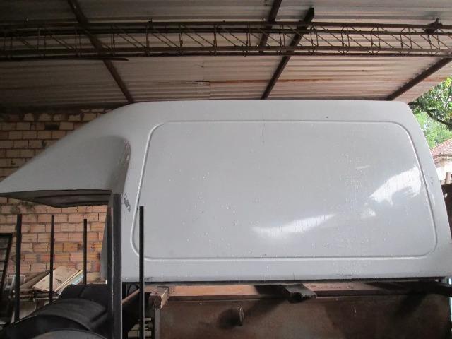 Capota Fibra tipo (BAÚ) p/ VW / Saveiro G2 / G3 / G4 a partir 1998 a 2010 instalada