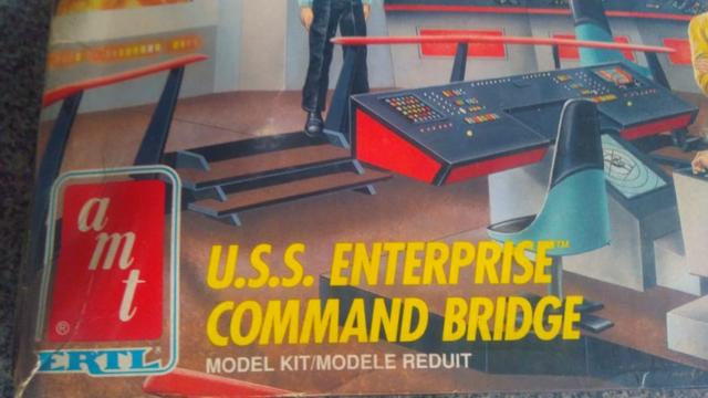 Star Trek Amt Ertl U.s.s. Enterprise Command Bridge Model - Foto 3