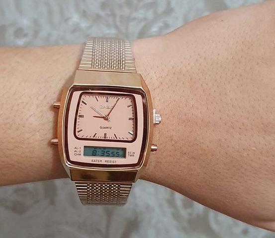 Casio feminino analógico e digital - Foto 3