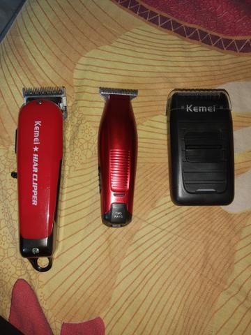 Máquinas de corta cabelo Kit kamei