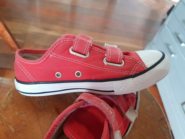 all star velcro vermelho