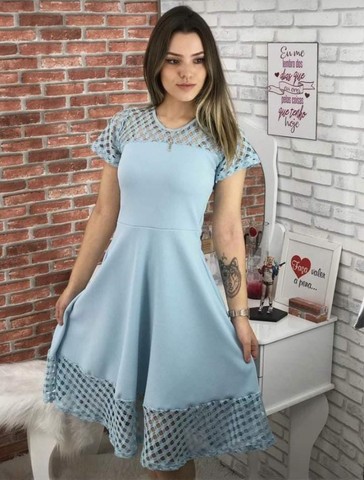 Vestido godê moda feminina