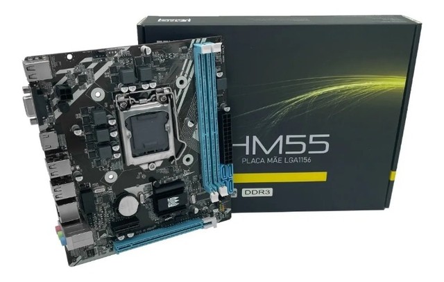 Placa Mãe LGA1156 Ddr3 HM55 Revenger