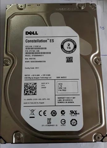  Disco Rígido Para Servidor Dell 1Tb 2Tb 4Tb  Sata 3.5 - Foto 2