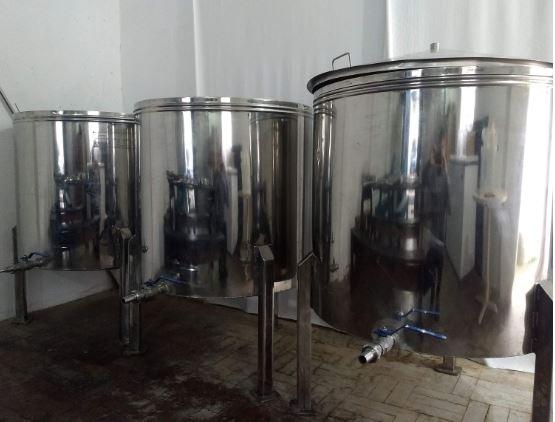 Cozinha cervejeira industrial tribloco elétrica - 450L