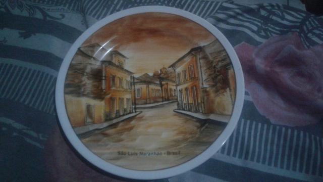 Prato de Porcelana Enfeite