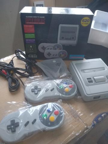 Super Mini Sfc Com 620 Jogos 8-bit E 2 Controles - Foto 2