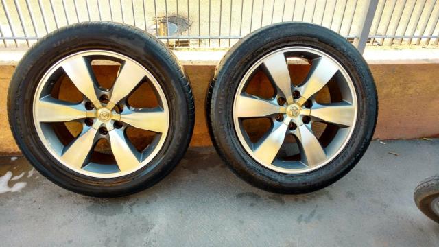 Rodas com pneus aro 20 Hilux - Foto 3