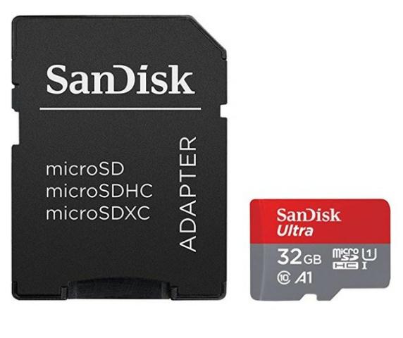 MicroSdhc UHS-I SanDisk Ultra 32GB com Adaptador - 98MB/s U1 A1 - Foto 2