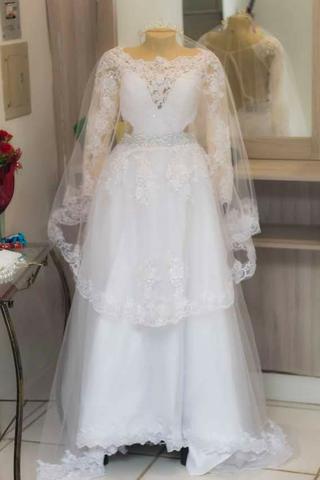 Vestido de Noiva, Sapatos e Acessórios