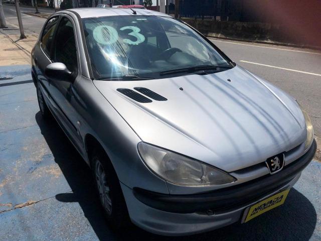 Peugeot 206 Selection 2003 1.0 Gasolina Cinza Estudo Troca e Financio