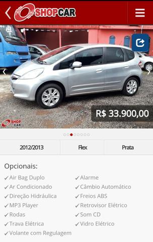 Honda Fit 2012 2013 LX 1.4 Automático - Foto 3