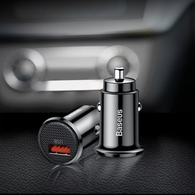 Carregador veicular ultra rápido Baseus turbo Power QC-3.0 O melhor e +rápido - Foto 2
