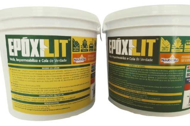 Tinta Epoxilit Massa Pincelável Impermeabilizante 3kg Nauticola