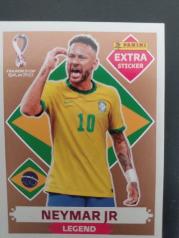 Kit 4 Figurinhas Neymar Legend Copa 2022 Simil