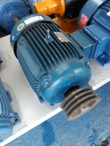 Motor elétrico trifásico 7.5 cv rpm 1160. - Foto 5