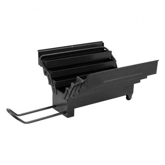 Caixa para Ferramentas Sanfonada Metálica com Roda 7 Gavetas 60cm x 19cm x 24cm Vonder