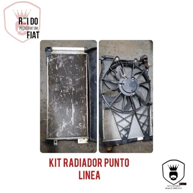 kit radiador punto linea