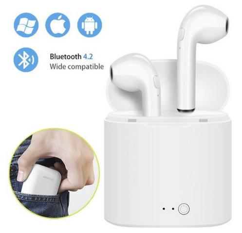 Fone de Ouvido EarPods I12s Bluetooth Android celular - Foto 2