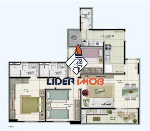 Apartamento 3/4 para Venda na Santa Mônica - Condomínio DOM Vertical - Foto 6