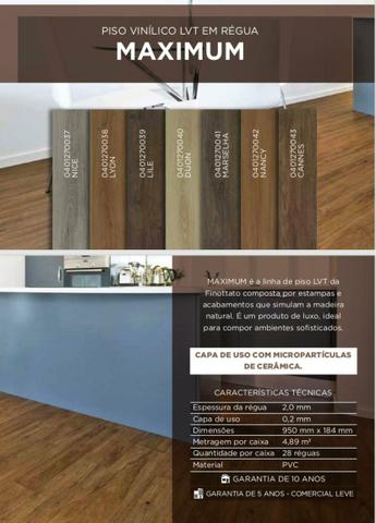 Piso vinilico em régua- ambiente comercial e residencial