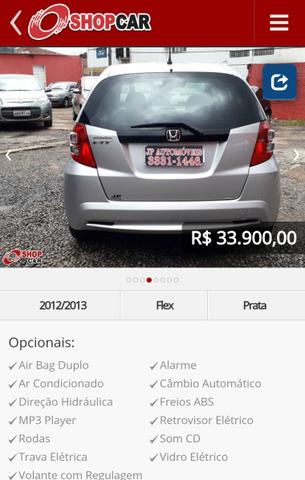 Honda Fit 2012 2013 LX 1.4 Automático - Foto 4