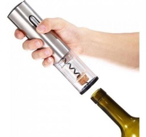 Abridor De Vinho Saca Rolha Elétrico A Pilha (NOVO) - Foto 2