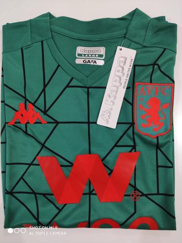 Camisas Aston Villa Home / Third Kappa 19/20 - Tamanho: G - Foto 5